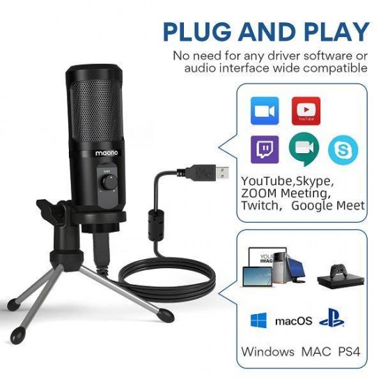 Mic MAONO PM461 AU-PM461TR Series Condenser USB Microphone